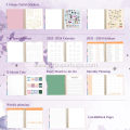 Spiral-Bound Hardcover Daily, Weekly, and Monthly Planner Notebook